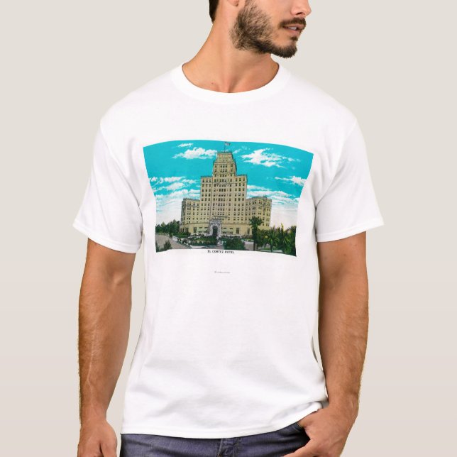 El Cortez Hotel in San Diego, CASan Diego, CA T-Shirt (Front)