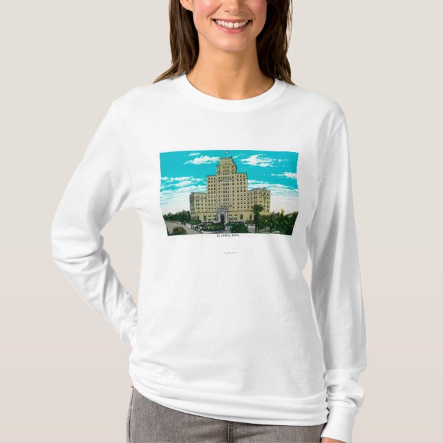 El Cortez Hotel in San Diego, CASan Diego, CA T-Shirt (Front)