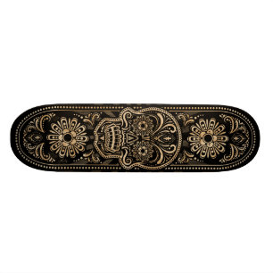 El Dia De Los Muertos skull Skateboard Deck