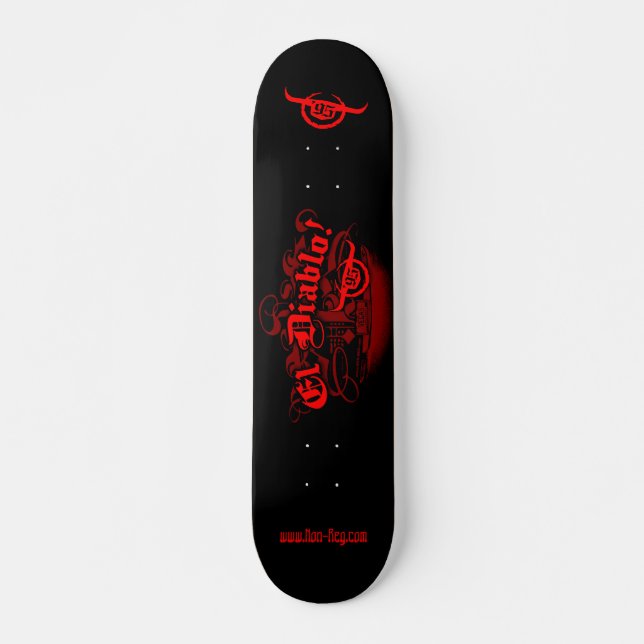 El Diablo Skateboard Deck (Front)
