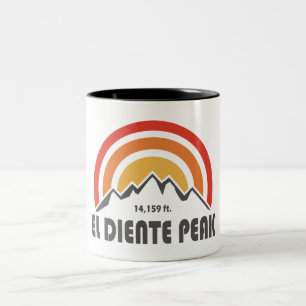 El Diente Peak Two-Tone Coffee Mug
