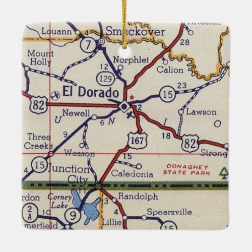 El Dorado AR Ceramic Ornament