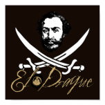 El Draque Pirate Insignia Poster