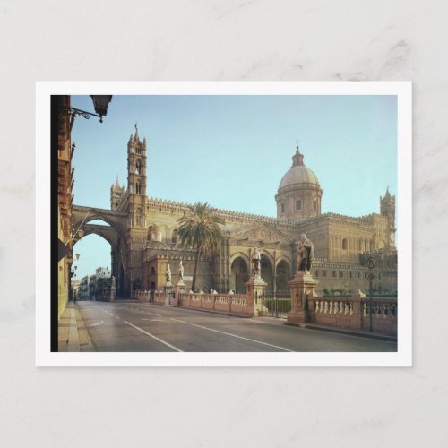 El Duomo founded by Walter Archbishop of Palermo Postcard