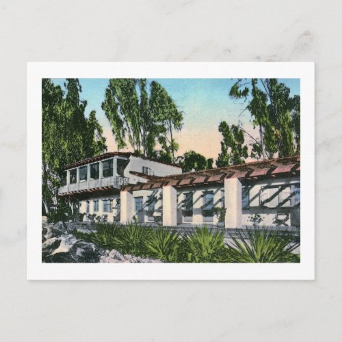 El Encanto Hotel Santa Barbara CA Vintage Postcard