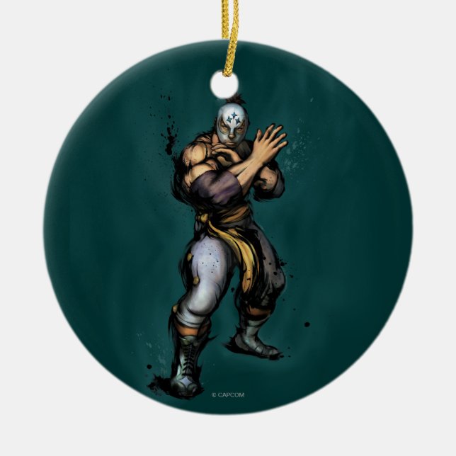 El Fuerte Blocking Ceramic Ornament (Front)
