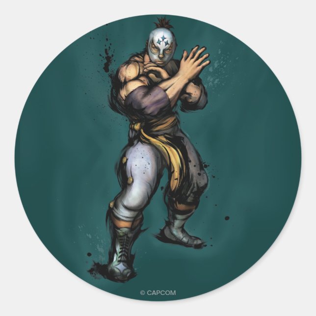 El Fuerte Blocking Classic Round Sticker (Front)