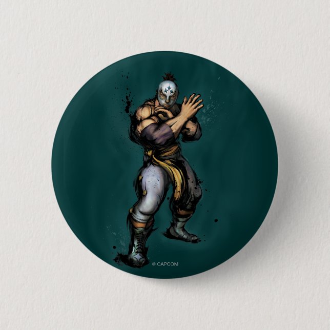 El Fuerte Blocking Pinback Button (Front)