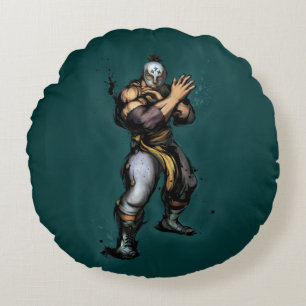 El Fuerte Blocking Round Pillow