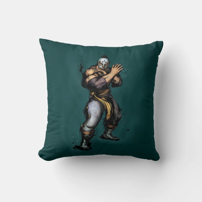 El Fuerte Blocking Throw Pillow (Front)