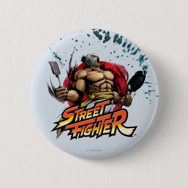 El Fuerte Button (Front)