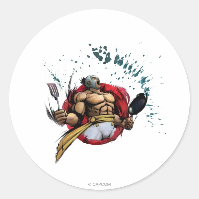 El Fuerte Classic Round Sticker (Front)