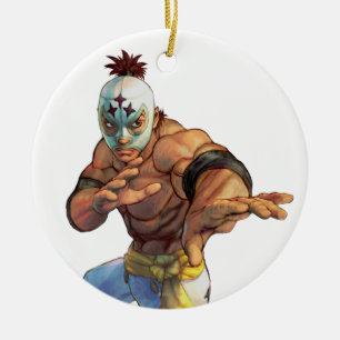 El Fuerte Ready Stance Ceramic Ornament