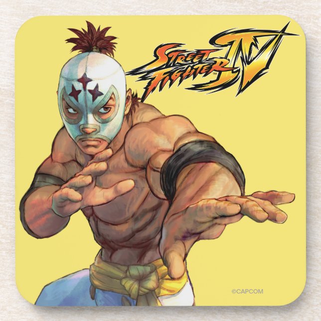 El Fuerte Ready Stance Drink Coaster (Front)