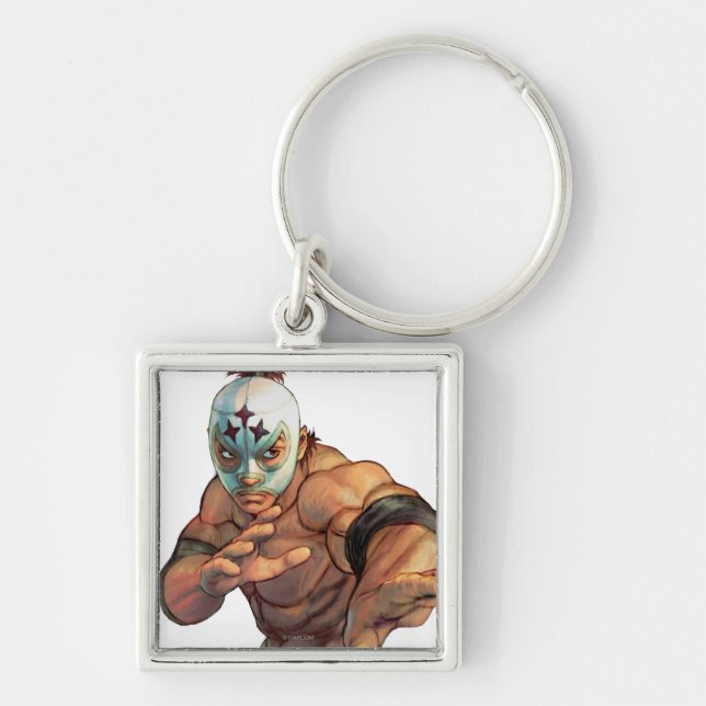El Fuerte Ready Stance Keychain (Front)