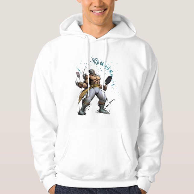 El Fuerte With Frying Pan Hoodie (Front)