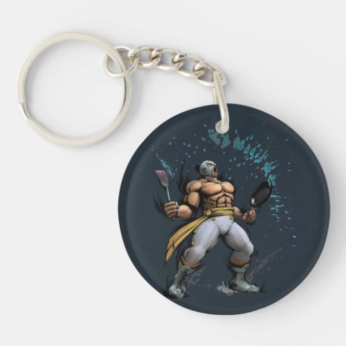 El Fuerte With Frying Pan Keychain