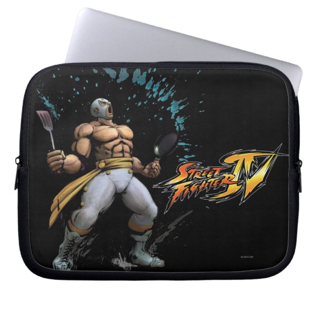 El Fuerte With Frying Pan Laptop Sleeve (Front)