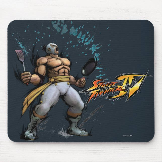El Fuerte With Frying Pan Mouse Pad (Front)