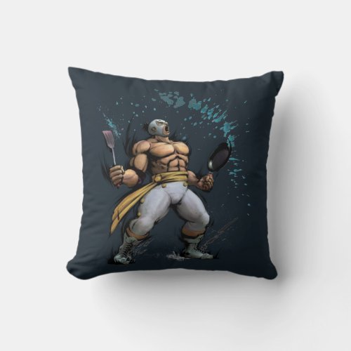 El Fuerte With Frying Pan Throw Pillow