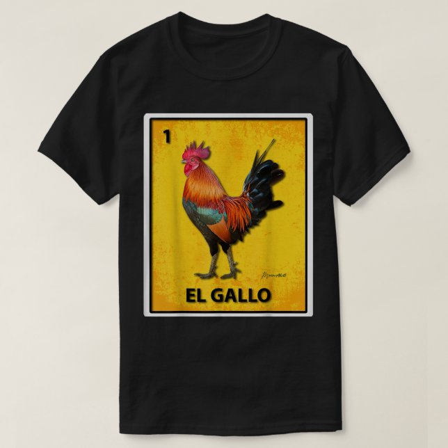 EL GALLO COLORADO  T-Shirt (Design Front)