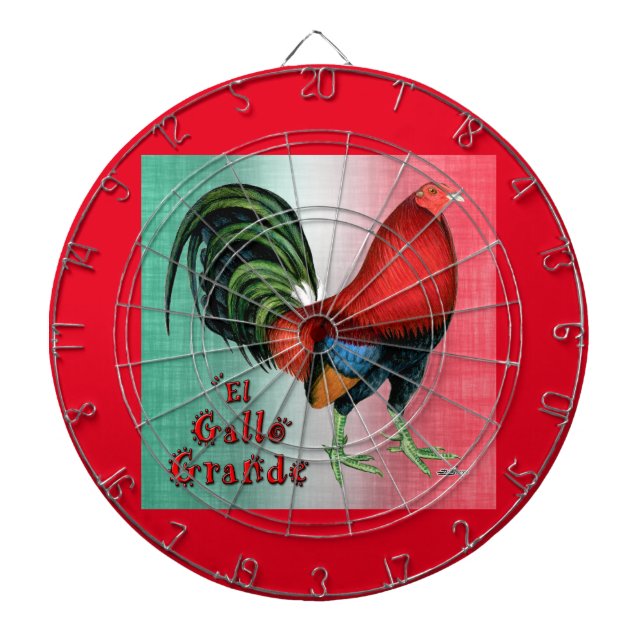 El Gallo Grande Dart Board (Front)