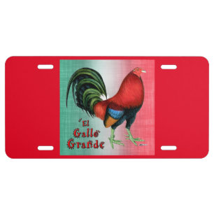 El Gallo Grande License Plate