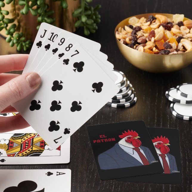 El Gallo Patron Poker Cards (In Situ)