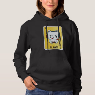 El Gamer Mexican Slang Lottery Bingo Cards 4 Hoodie