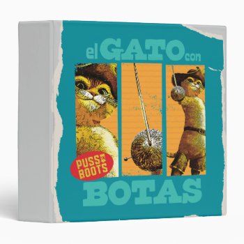 El Gato Con Botas Binder by pussinboots at Zazzle