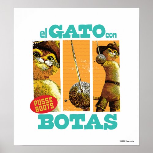 El Gato Con Botas Poster