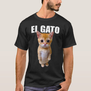 El Gato Meme Sad Crying Cat Munchkin Kitty Meme Tr T-Shirt