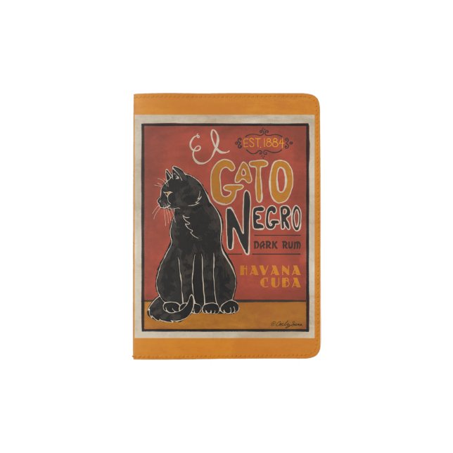 El Gato Negro Passport Cover (Front)