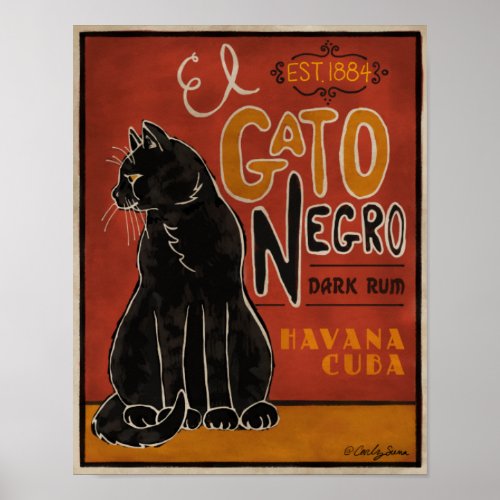 El Gato Negro Poster