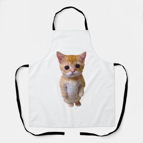 El Gato Sad Munchkin Kitty Cat   Classic T_Shirt Apron