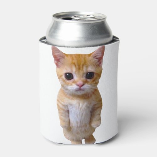 El Gato Sad Munchkin Kitty Cat   Classic T_Shirt Can Cooler