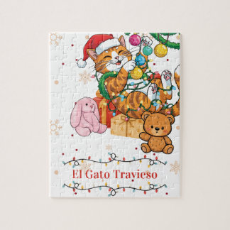 El Gato Travieso de Navidad Jigsaw Puzzle