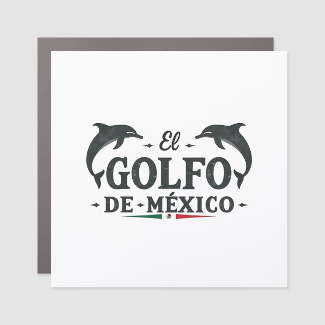 El Golfo De Mexico American Gulf of mexico  Car Magnet (Front)