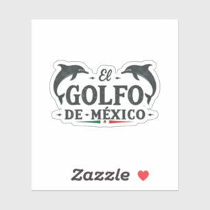 El Golfo De Mexico American Gulf of mexico Sticker