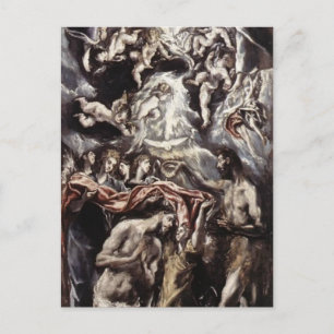 El Greco- Baptism of Christ Postcard