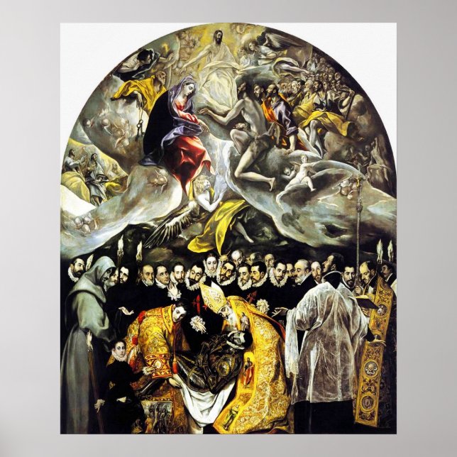 El Greco Burial of the Count of Orgaz Poster (Front)