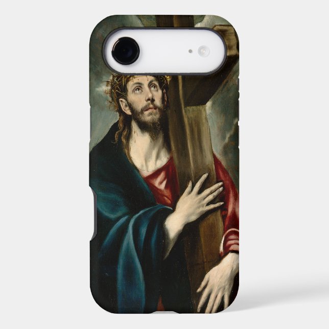 El Greco - Christ Carrying The Cross iPhone Case (Back)