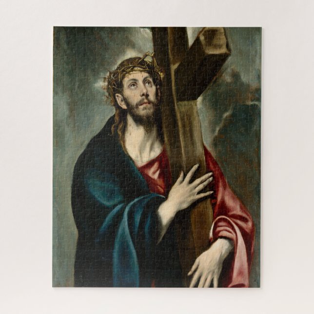 El Greco - Christ Carrying The Cross Jigsaw Puzzle (Vertical)