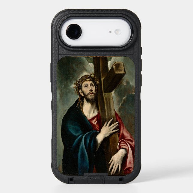 El Greco - Christ Carrying The Cross Otterbox iPhone Case (Back)