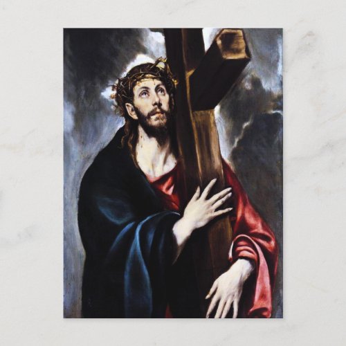 El Greco Christ Carrying The Cross Postcard