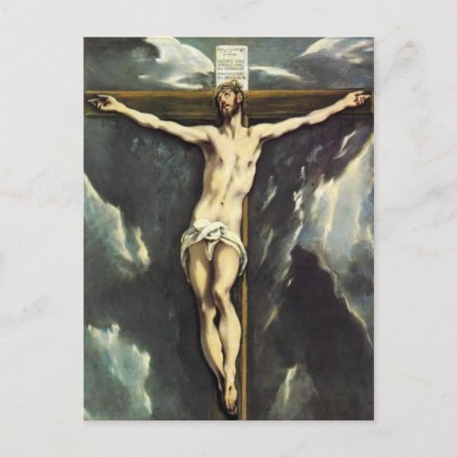 El Greco Christ On The Cross Postcard