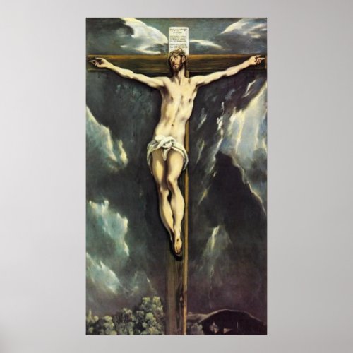 El Greco Christ On The Cross Poster