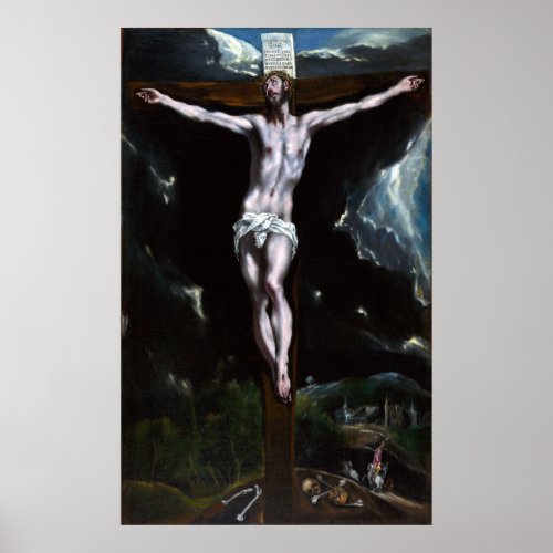 El Greco Christ On The Cross Poster
