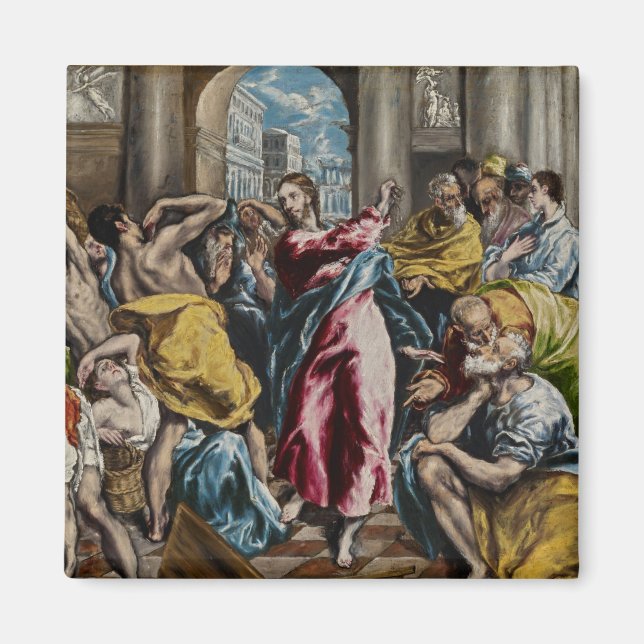 El Greco The Purification of the Temple Magnet (Front)