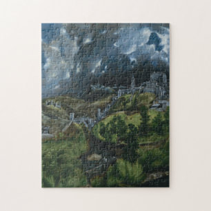 EL GRECO - View of Toledo 1596 Jigsaw Puzzle